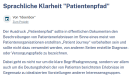 Link Sprachliche Klarheit Patientenpfad