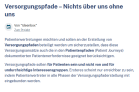 Link Versorgungspfade ? Nichts über uns ohne uns