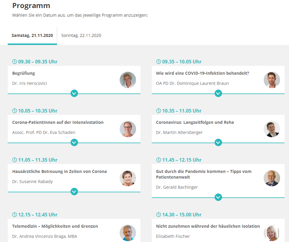 Link Programm Patiententage